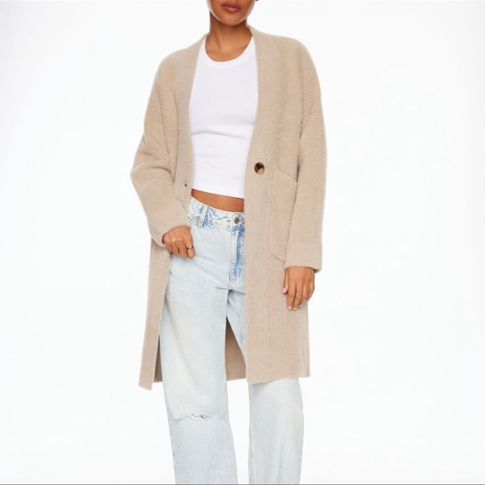 Dynamite - Premium Midi Cardigan Coat